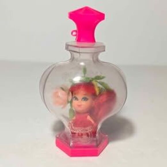 Liddle Kiddle Kologne Rose Bud Doll & Bottle Vintage - Picture 2 of 8